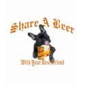 French Bulldog Shares A Beer t-shirts