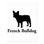 French Bulldog Silhouette Postcards