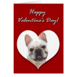 French Bulldog Valentines Day Card