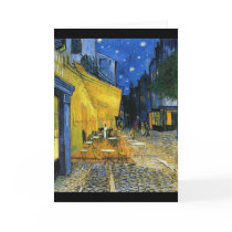 French Cafe Van Gogh Card