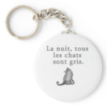 French Cats Saying Products Key Chain