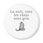 French Cats Saying Products Refrigerator Magnets