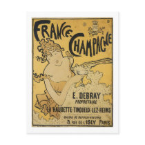 French Champagne Post Cards