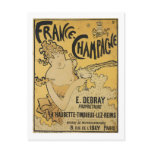 French Champagne postcards