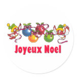 French Christmas Birds stickers