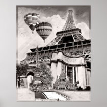 French Collage V1 Print