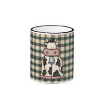 French Country Cow Coffee Cup Coffee Mug