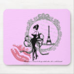 FRENCH COUTURE PARIS T-SHIRT mousepads