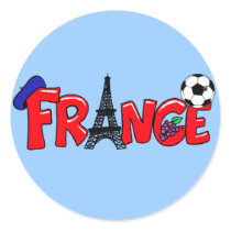 French culture football fans gifts stickers
