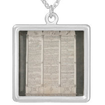 French Declaration of the Rights of Man necklaces