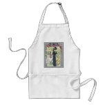 French Fashion Vintage La Mode Magazine Cover aprons
