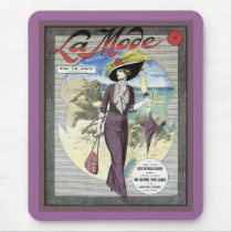 French Fashion Vintage La Mode Magazine Cover