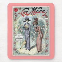 French Fashion Vintage La Mode Magazine Cover