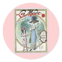 French Fashion Vintage La Mode Magazine Cover