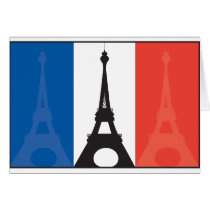 French Flag and Eiffel Tower