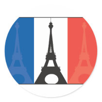 French Flag and Eiffel Tower