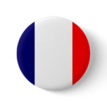 French Flag Design - OUI ! Button
