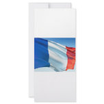 French Flag Personalized Rack Card