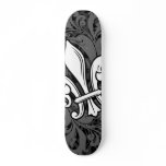 French Fleur-de-lis Skateboard Deck