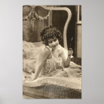 French Flirt Postcard - Risqué posters