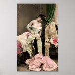 French Flirt Postcard - Risqué posters