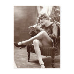 French Flirt - Risqué Pinup Girl postcards