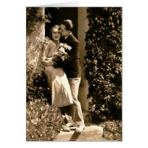 French Flirt  - Romantic Postcard Art