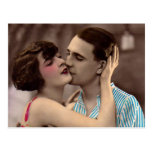 French Flirt  - Romantic Postcard Art