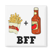 French fries & Ketchup BFF