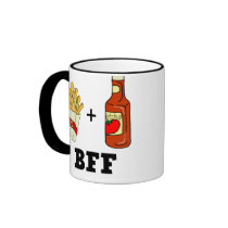 French fries & Ketchup BFF Coffee Mugs