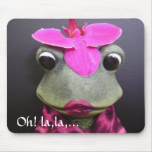 French frog mousepad