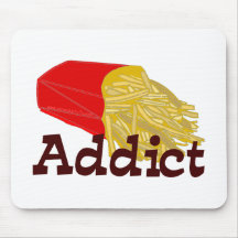 French Fry Addict Mouse Pad