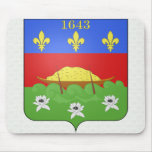 French Guiana Coat of Arms detail mousepads