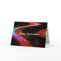 French Happy Birthday Card