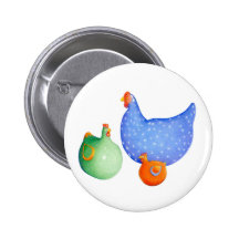French Hens Button