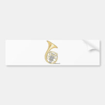 french horn bumper stickers
