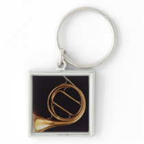 French Horn, by Marcel Auguste Raoux Key Chain