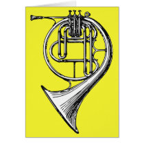 French Horn Greeting Card