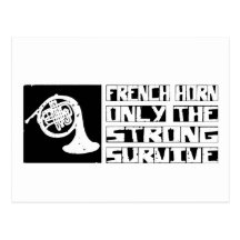 French Horn Survive Postcards