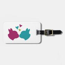 French Kiss Travel Bag Tag