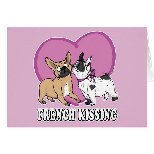 French Kissing Greeting Cards
