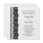 French Lace Wedding Invitation (white)