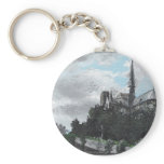 French Landscape Keychain