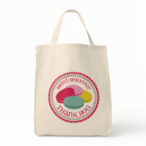 French Macarons Merci Beaucoup Thank You Tote Bag