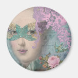 French Masquerade Fridge Magnets