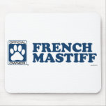 French Mastiff Blue Mouse Pad