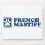 French Mastiff Blue Mouse Pad