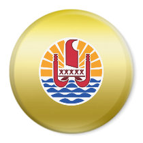 French Polynesia Coat of Arms Refrigerator Magnets
