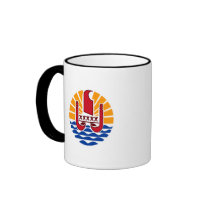 French Polynesia Coat of Arms Mugs
