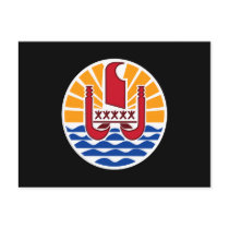French Polynesia Coat of Arms Postcard